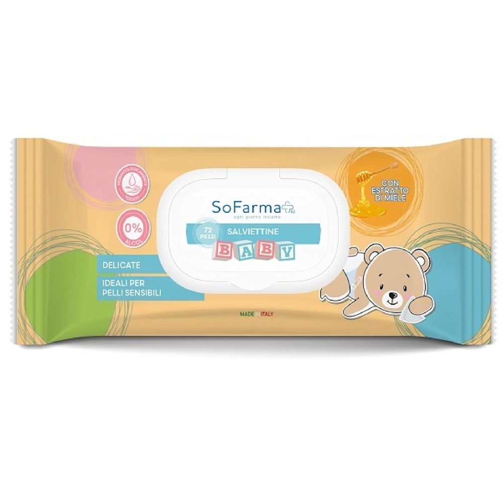 986867291 - SALVIETTINE BABY MIELE 72 PEZZI SOFARMAPIU' - 4765572_1.jpg
