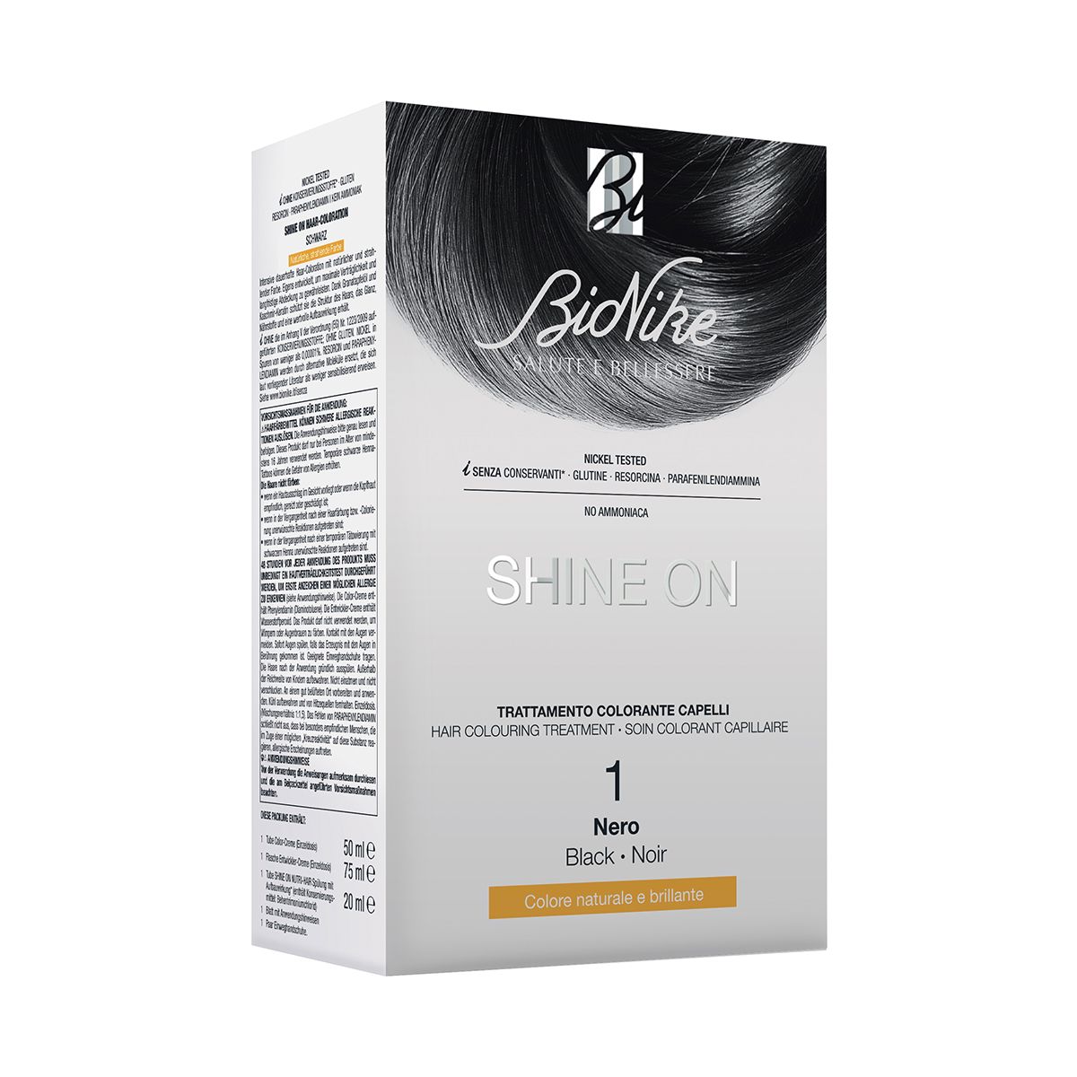 Bionike Shine On Tinta Capelli Nero 1