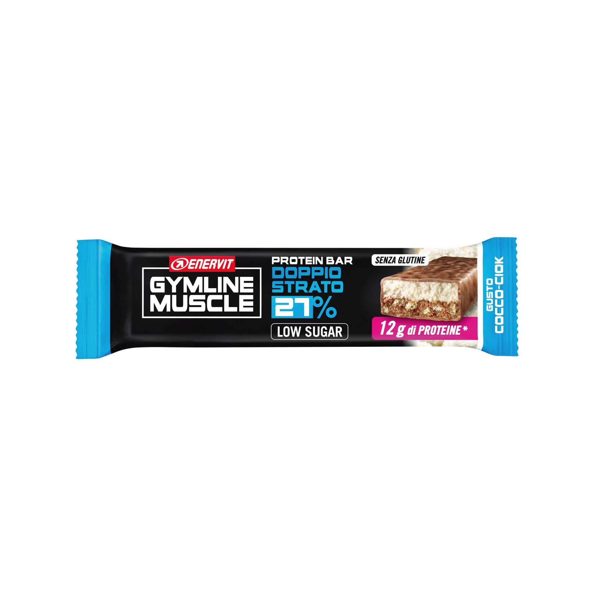 922929777 - ENERVIT GYMLINE MUSCLE PROTEIN BAR 27% DOPPIO STRATO COCCO-CIOK 1 PEZZO - 7864220_1.jpg