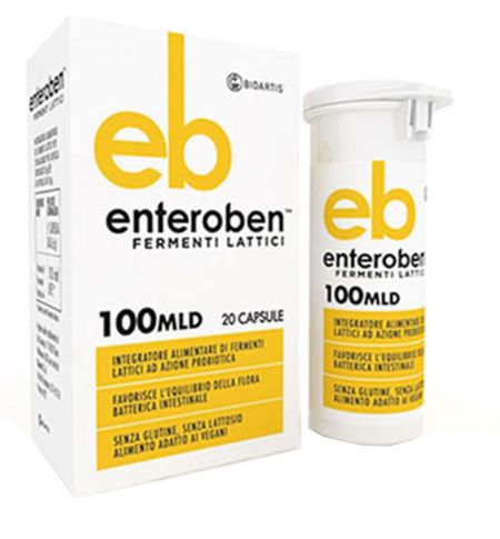 Enteroben 100mld Integratore Fermenti Lattici 20 Capsule