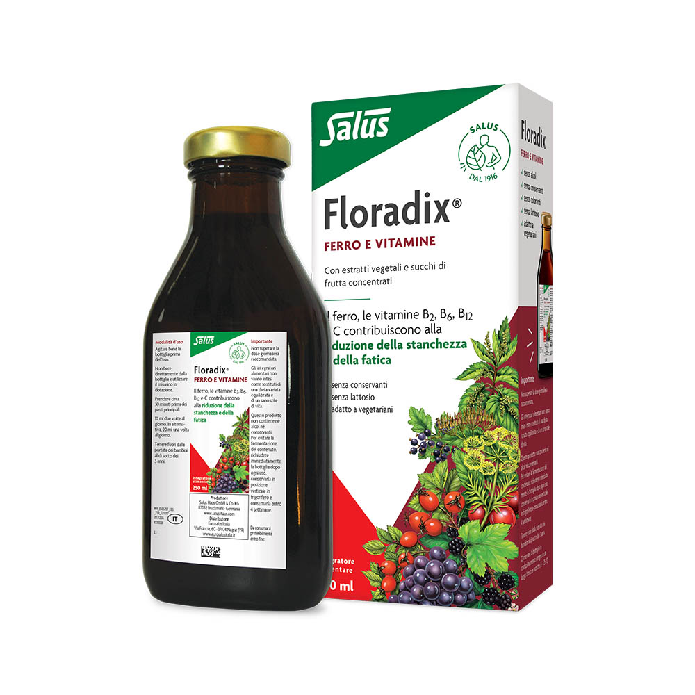 Floradix Ferro E Vitamine Integratore Ferro 250ml