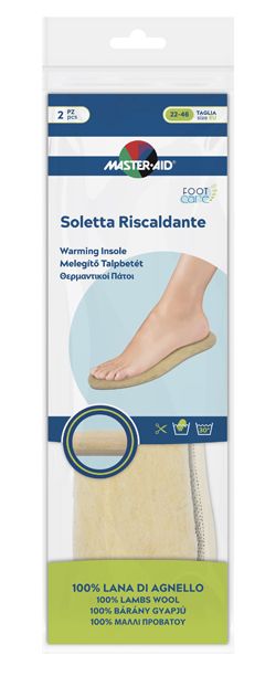 Master-aid Soletta Riscaldante Ritagliabile 2 Pezzi