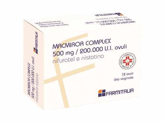 Macmiror Complex 500mg+200.000 Ui 12 Ovuli Vaginali