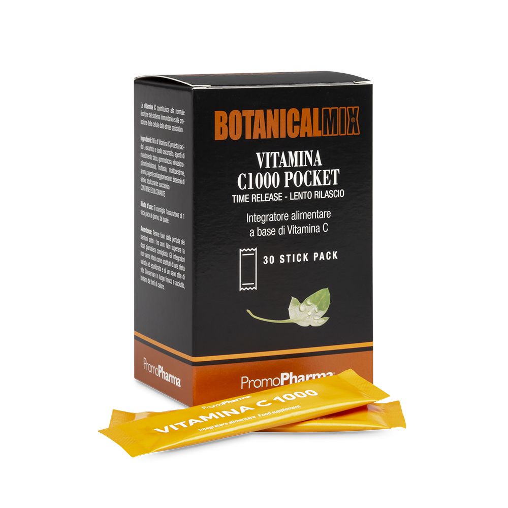 Vitamina C1000 Pocket Botanical Mix Integratore 30 Stick