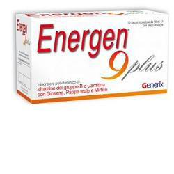 Energen 9 Plus Integratore Stanchezza 10 Fiale