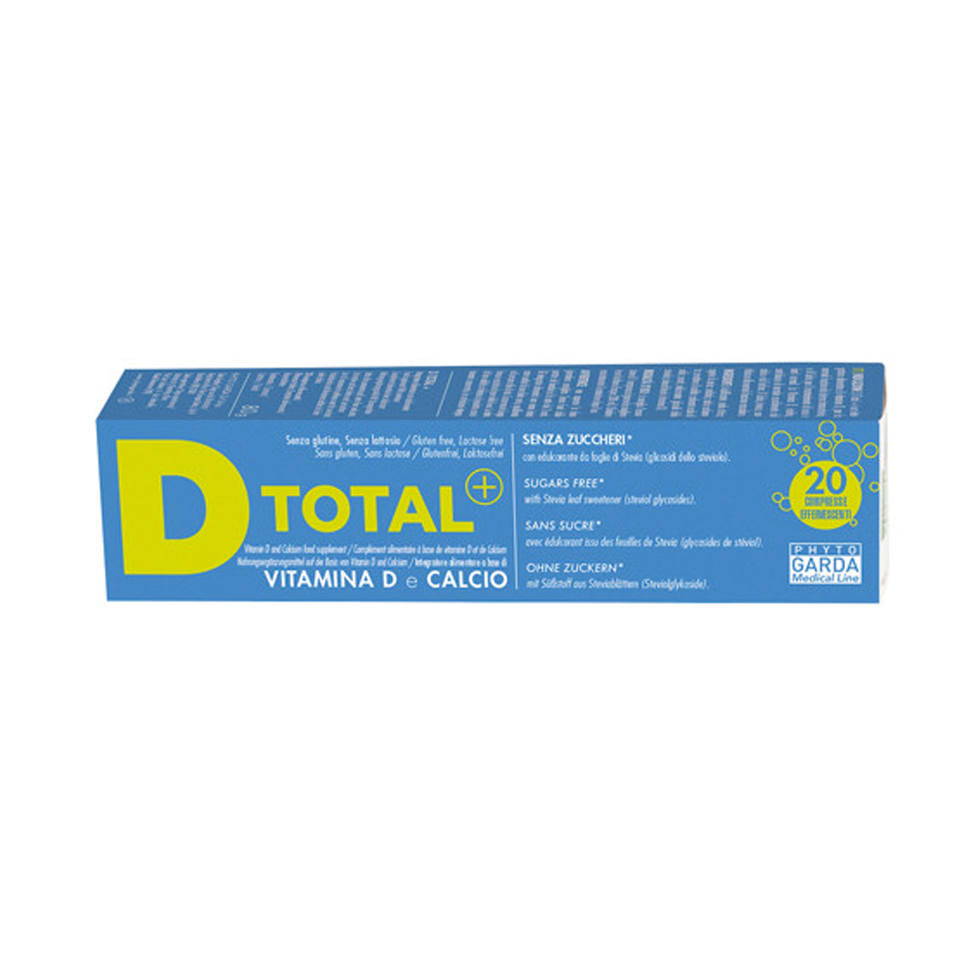 D Total+ Vitamica D-ca 20 Compresse Effervescenti