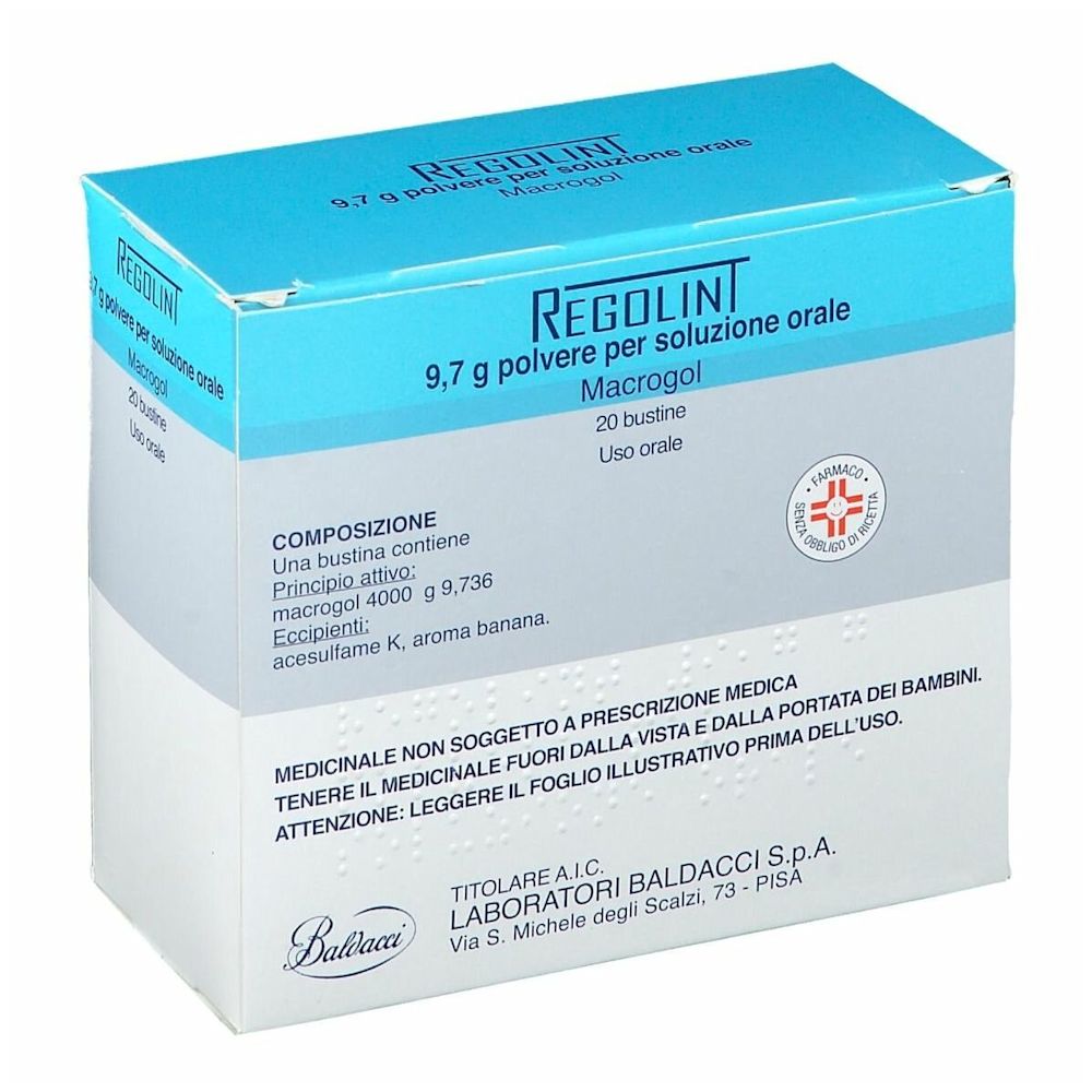 038204020 - Regolint Macrogol 9,7g Polvere Trattamento stitichezza 20 bustine - 7868634_2.jpg