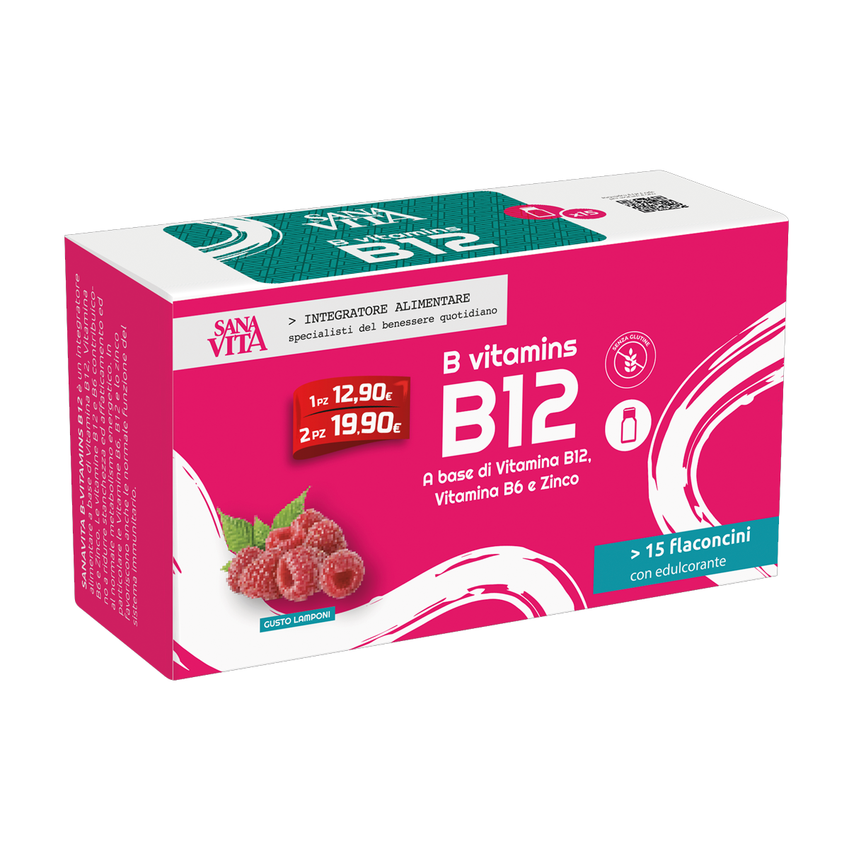 Sanavita Bvitamins B12 15 Flaconcini