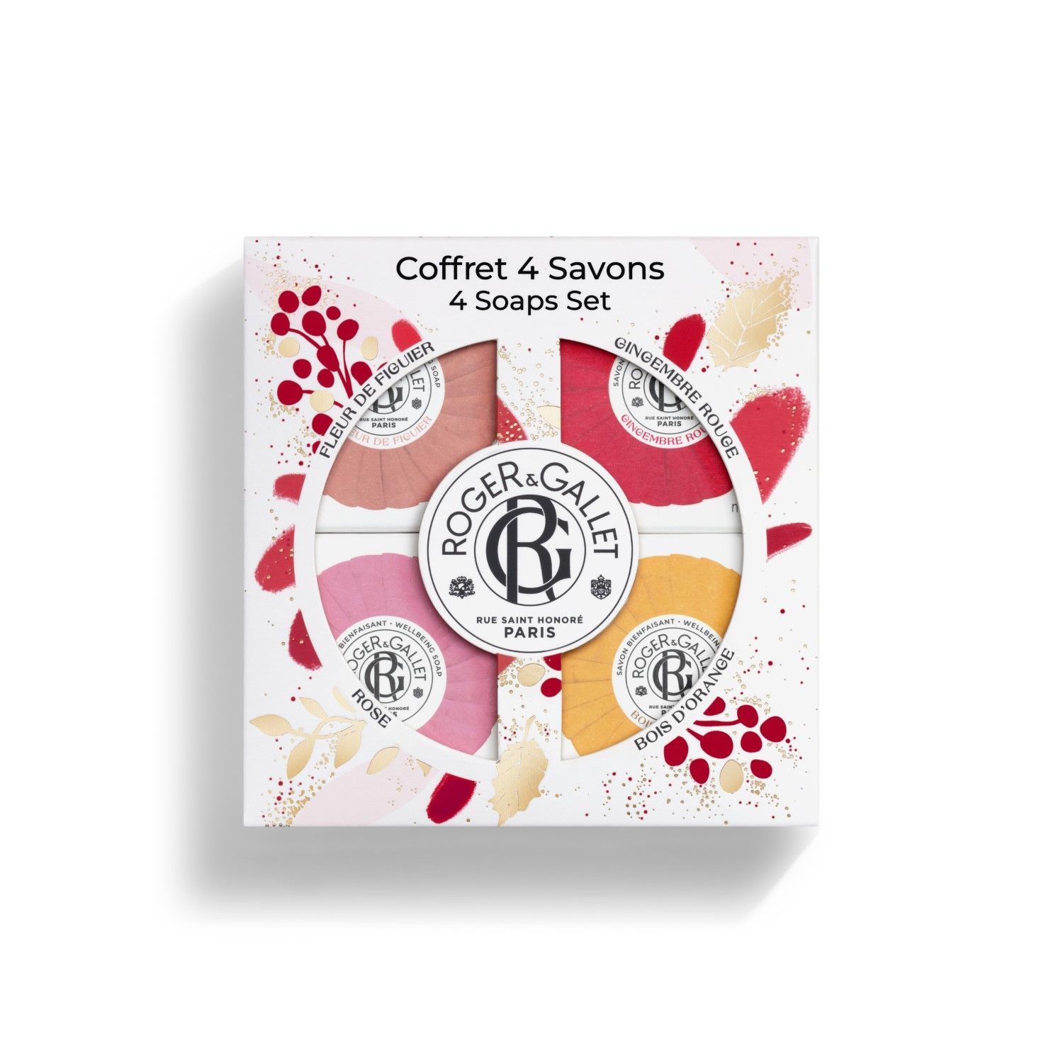 Roger & Gallet Cofanetto Natale Saponette 4 Pezzi