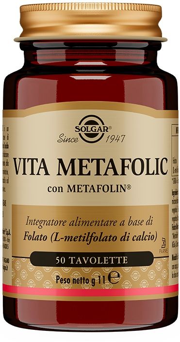 Solgar Vita Metafolic Folato Integratore 50 Tavolette