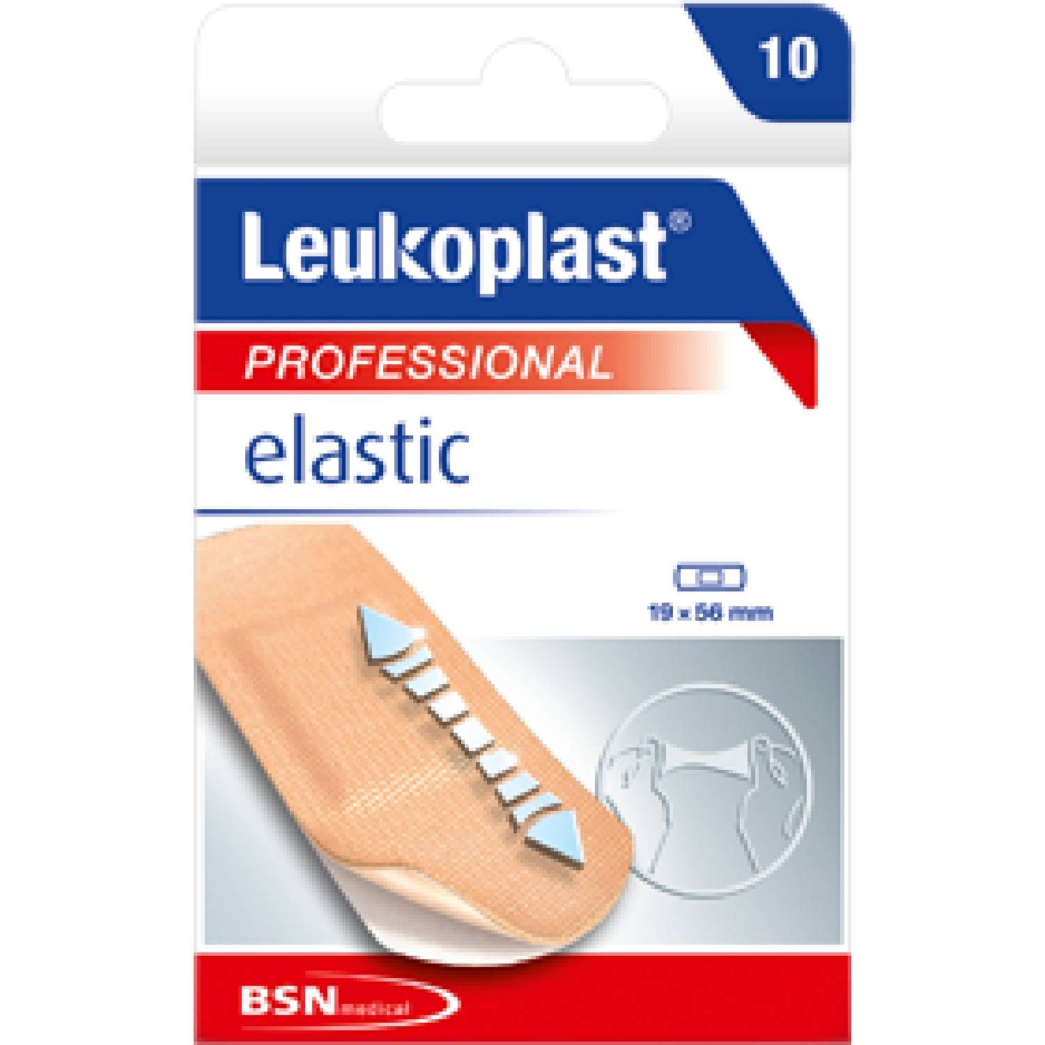 Leukoplast Elastic Cerotti 56x19mm 10 Pezzi