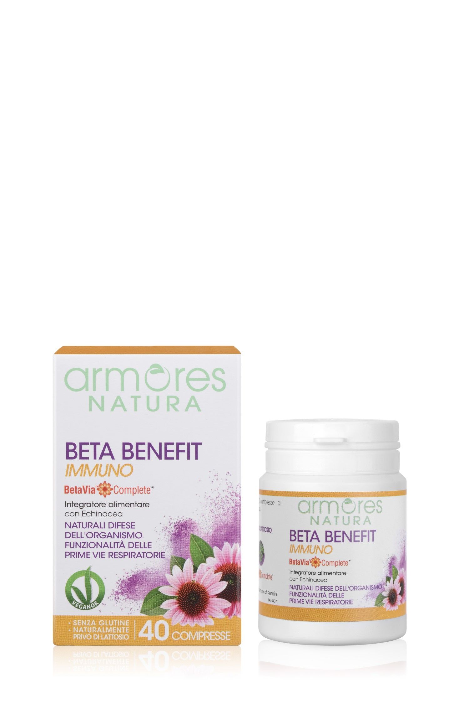 Armores Natura Beta Benefit Immuno Integratore 40 Compresse