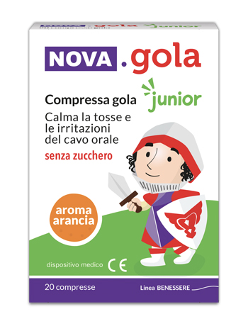 938856972 - NOVA GOLA JUNIOR ARANCIA 20 COMPRESSE SENZA ZUCCHERO - 7888144_1.jpg