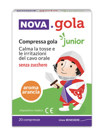 938856972 - NOVA GOLA JUNIOR ARANCIA 20 COMPRESSE SENZA ZUCCHERO - 7888144_1.jpg