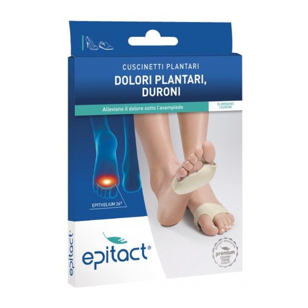 image - 912294473 - CUSCINETTO PLANTARE PER DOLORI PLANTARI E DURONI IN GEL DI SILICONE EPITHELIUM 26 EPITACT TAGLIA LARGE - 7886640_1.jpg