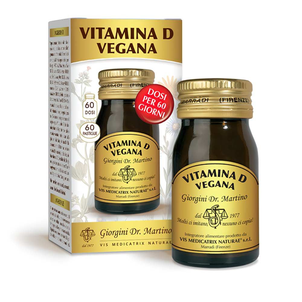 Dr. Giorgini Vitamina D Vegana Integratore Ossa 60 Pastiglie