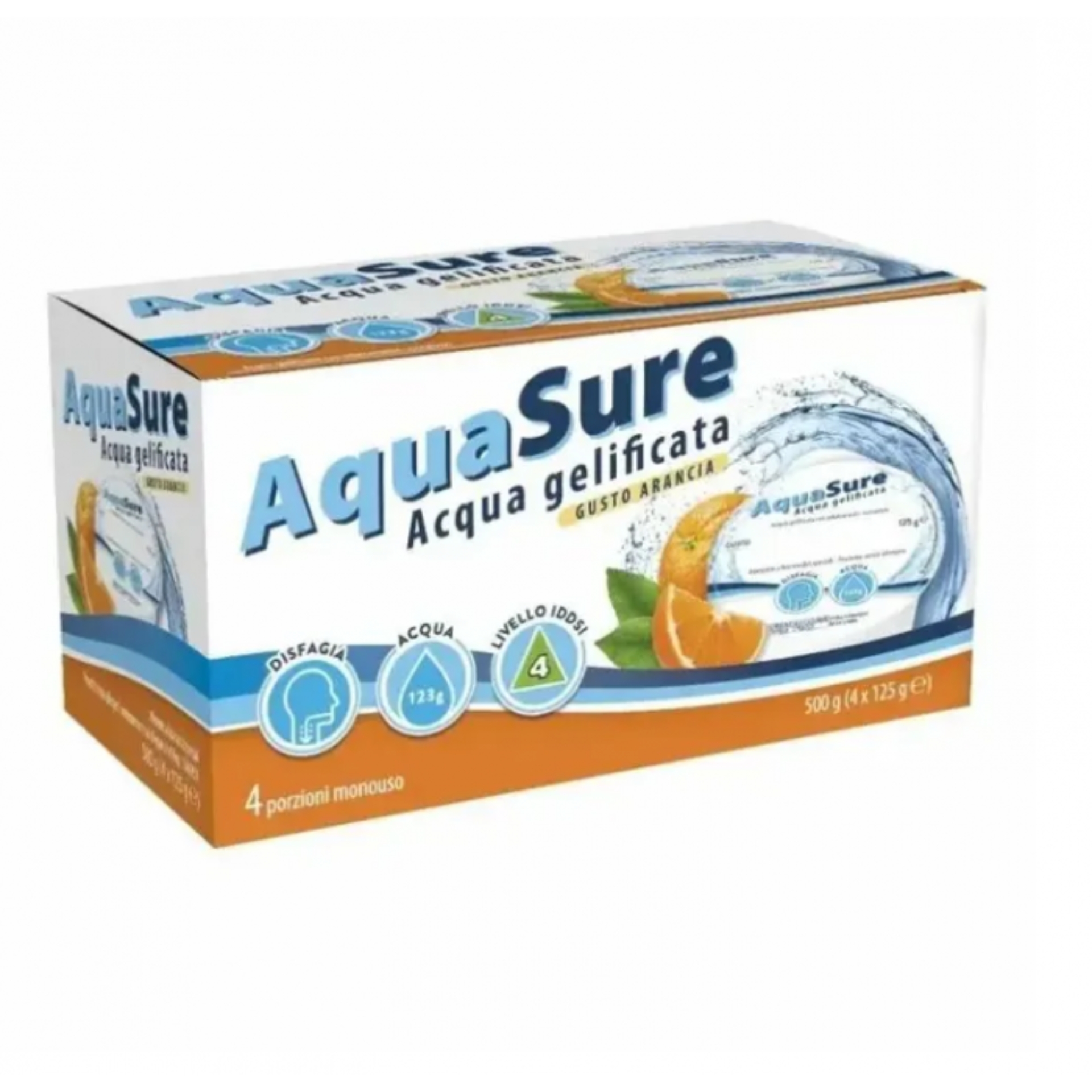 987241698 - AQUASURE ACQUA GELIFICATA ARANCIA EDULCORATA MULTIPACK 4 PEZZI DA 125 G - 4745541_1.jpg