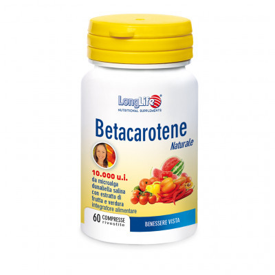 Longlife Betacarotene 60compresse 10.000 Ui