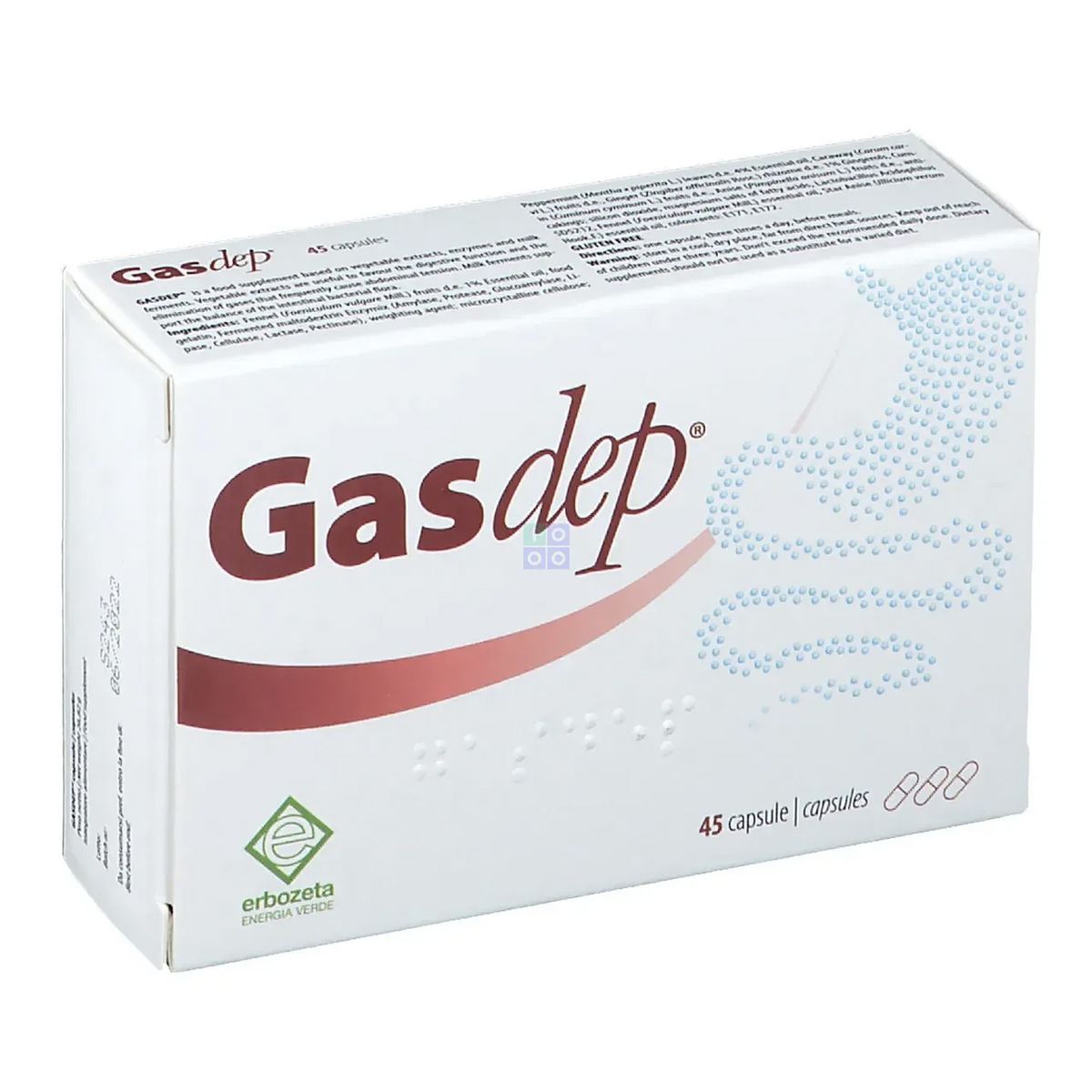 Gasdep Integratore Gas Intestinali 45 Capsule