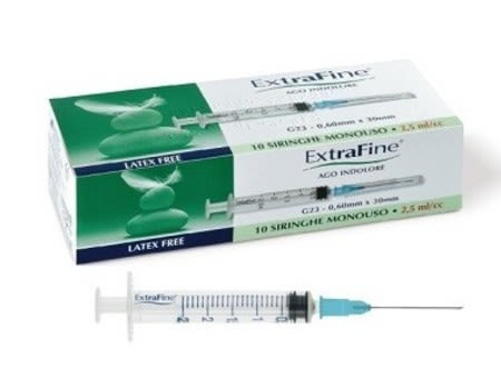 927498535 - Siringa Ipodermica Extrafine 5cc G23 0,60x30 10pezzi - 4721477_2.jpg