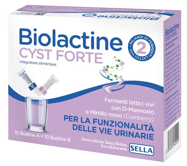 image - 984518338 - Biolactine Cyst Forte Integratore funzionalità vie urinarie 10 bustine - 4740832_2.jpg