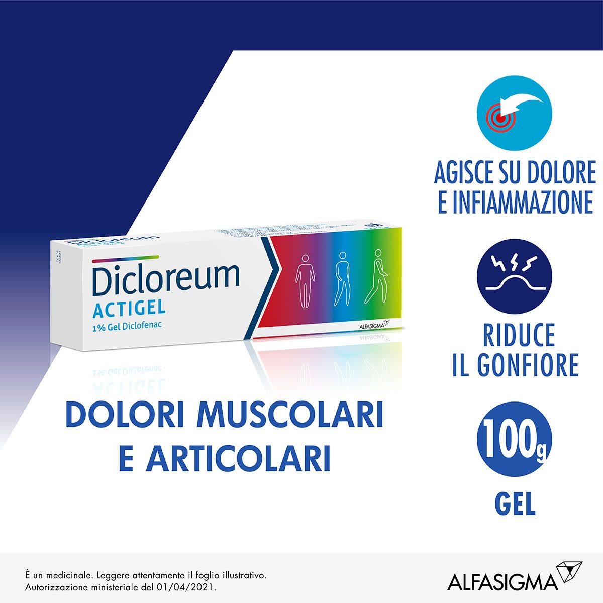 image - 035450028 - Dicloreum Actigel 1% Gel Antinfiammatorio locale 100g - 7866924_4.jpg