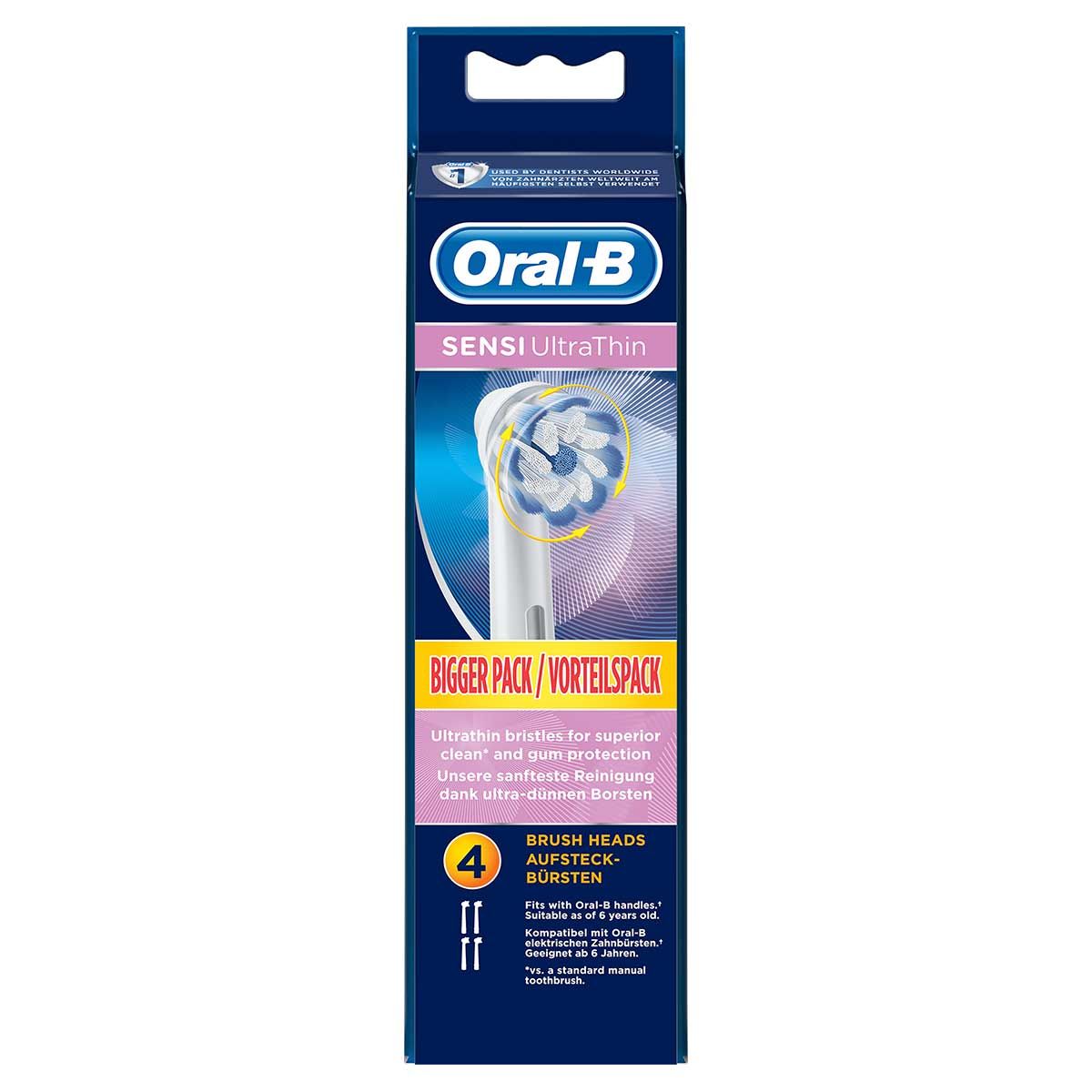 Oral-b Sensi Ultrathin Testine Di Ricambio Per Spazzolino 4 Pezzi