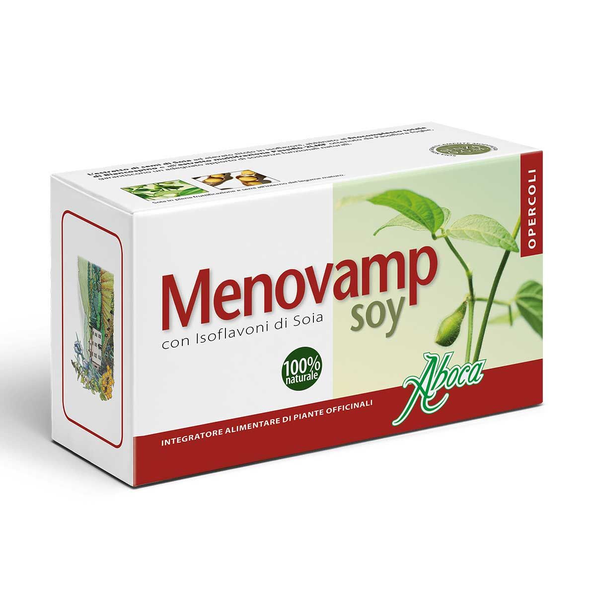 Aboca Menovamp Soy Integratore Menopausa 60 Opercoli