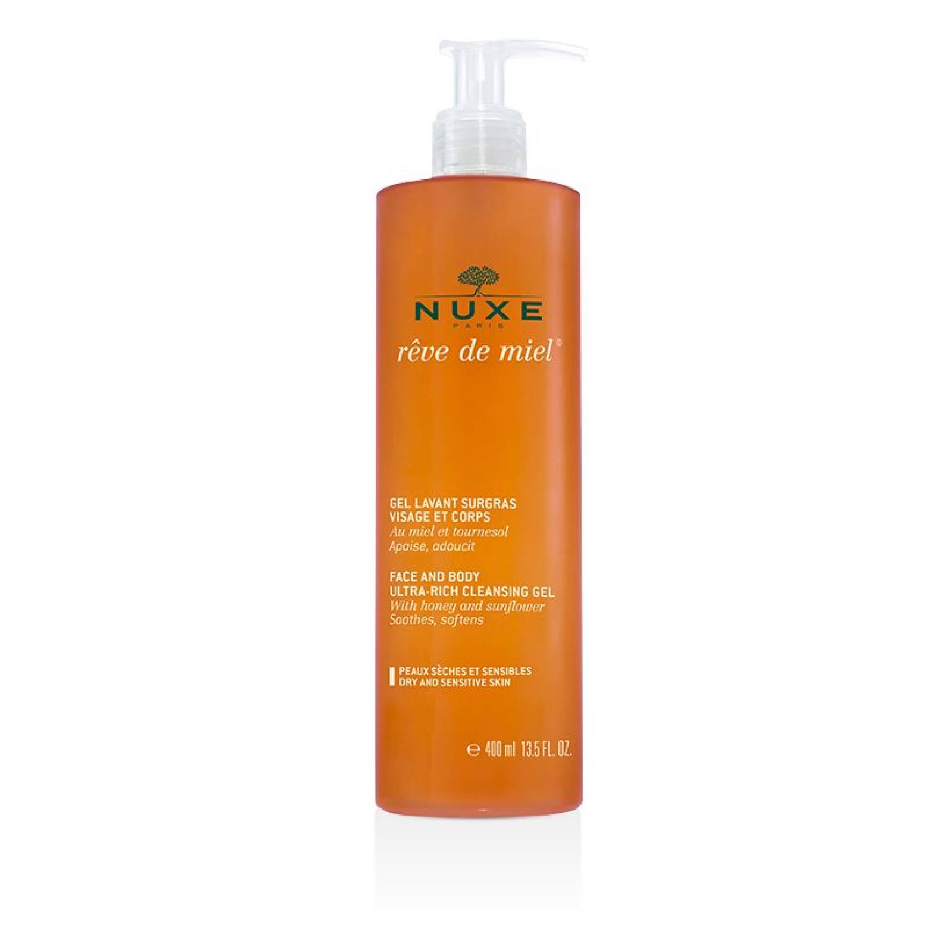 Nuxe Rêve De Miel Gel detersione Viso E Corpo Miele 400ml