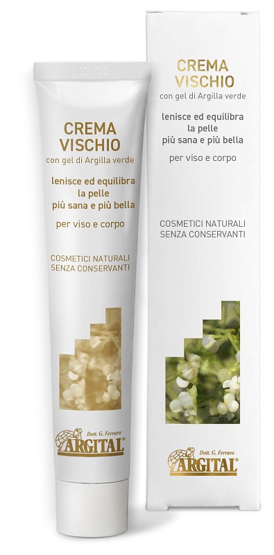 image - 987821966 - Crema viso e corpo che lenisce ed equilibra la pelle, rendendola pi&ugrave; sana e bella grazie alle propriet&agrave; del vischio e del gel di argilla verde. - 4867149_1.jpg