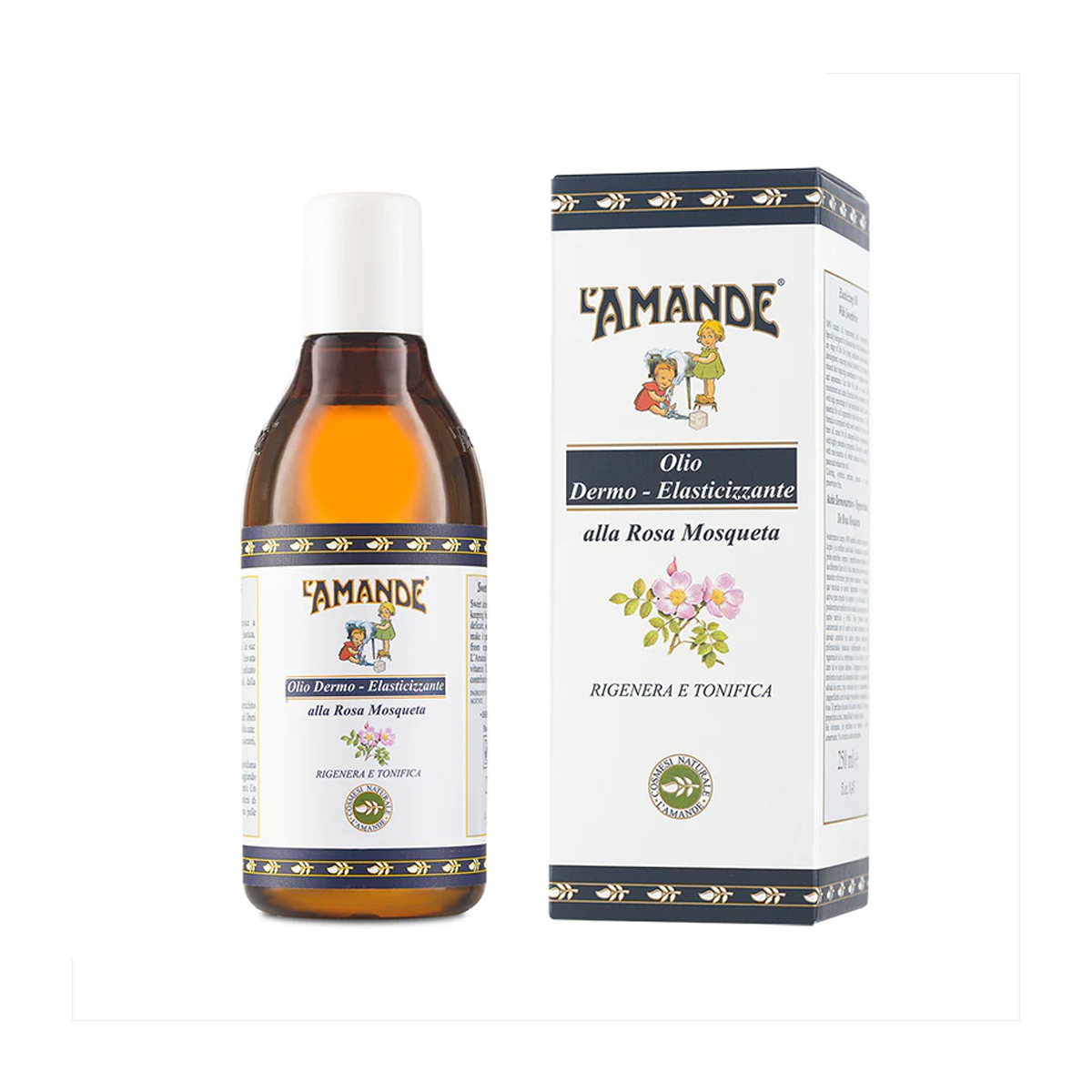 L'amande Marseille Olio Dermoelasticizzante Rosa Masqueta 250ml