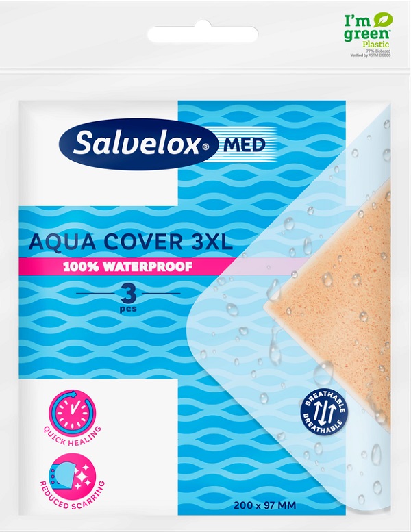 Salvelox Med Aqua Cover Cerotto 3xl 200x97mm 3 Pezzi