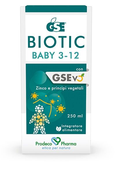 Gse Biotic Baby 3-12 Integratore immunostimolante Bambini 250ml