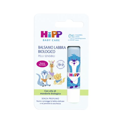 image - 984999425 - Balsamo labbra biologico da 4,8g con olio di mandorle e cera d'api, ideale per idratare e proteggere le labbra di adulti e bambini. - 4759787_1.jpg