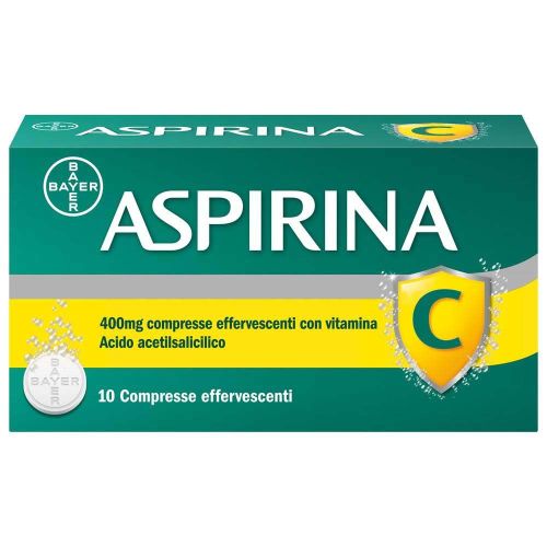 004763114 - Aspirina C Raffreddore Influenza 400mg Acido Acetilsalicilico 10 Compresse Effervescenti - 0520502_2.jpg