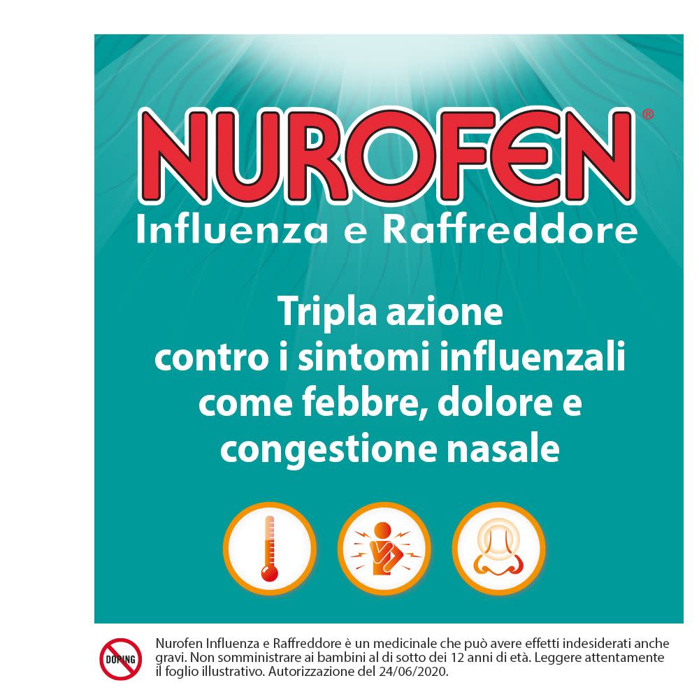 034246013 - Nurofen Trattamento Influenza e Raffreddore 12 compresse rivestite - 1841378_4.jpg