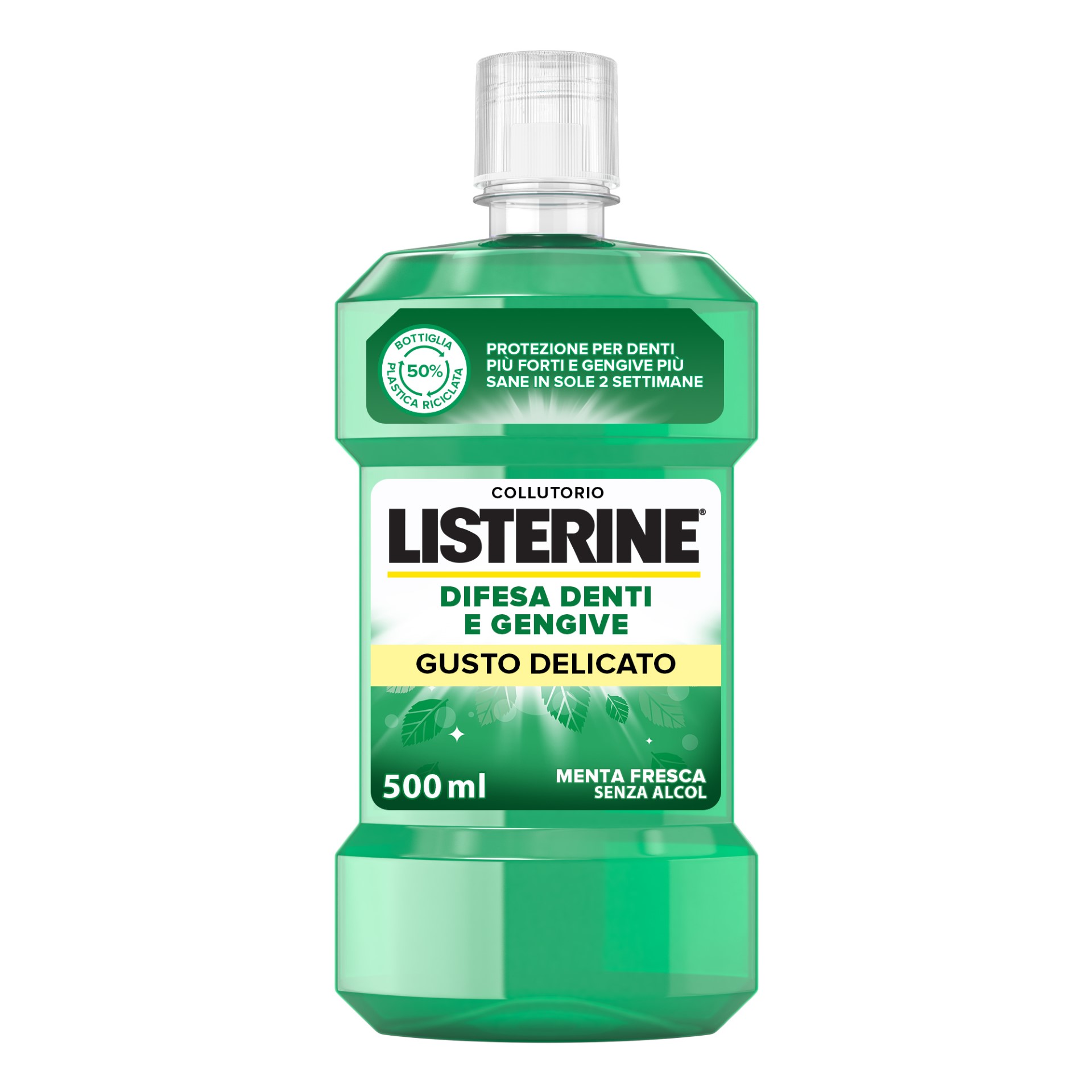 Listerine Difesa Denti E Gengive Collutorio Tripla Azione 500ml