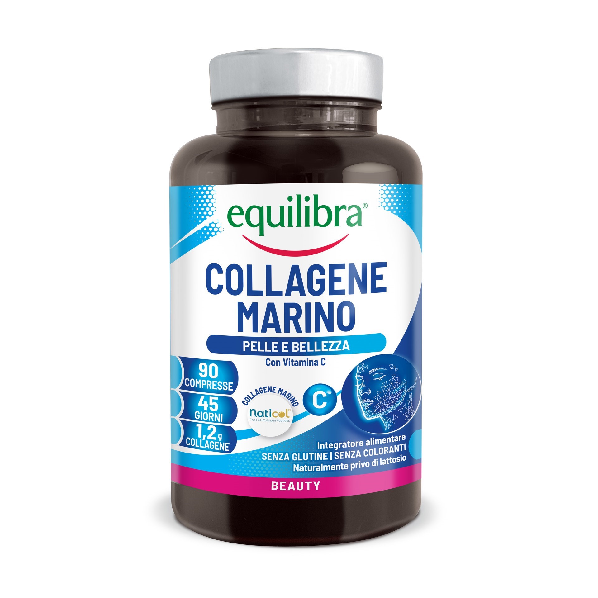 Equilibra Collagene Marino Integratore Pelle E Bellezza 90 Compresse