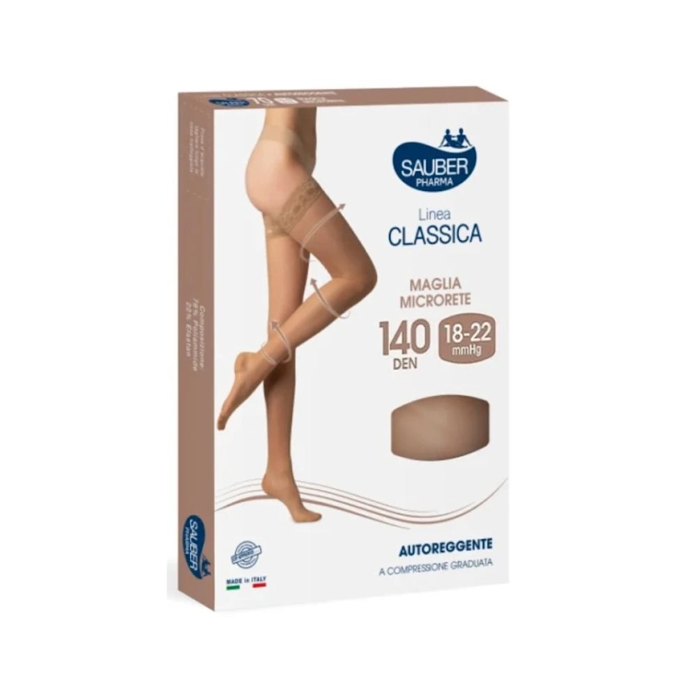 image - 971979000 - SAUBER AUTOREGGENTE OPEN TOE MAGLIA MICRORETE 140 DEN COLORE NEUTRO BEIGE TAGLIA 2 LINEA CLASSICA - 4863941_2.jpg