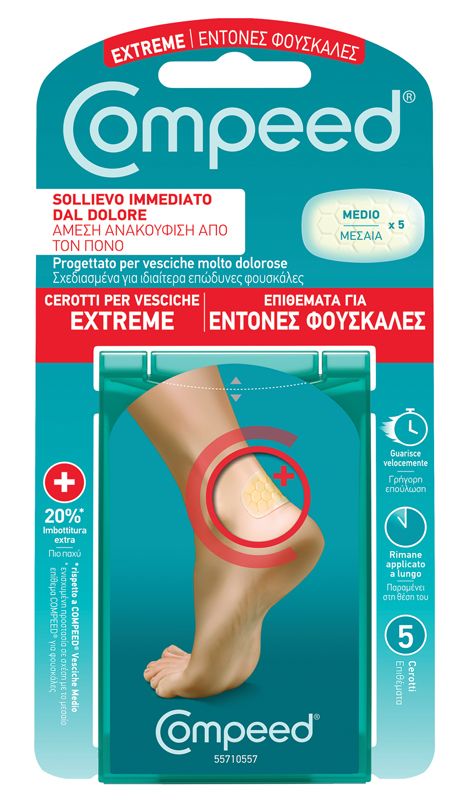 Compeed Cerotti Vesciche Sport Tallone 5 Pezzi