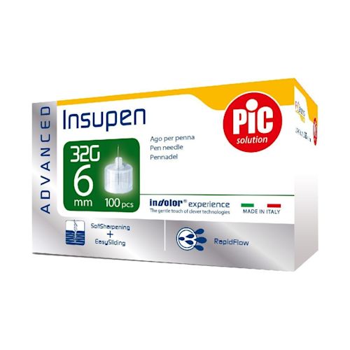 975084789 - AGO PENNA INSULINA PIC INSUPEN ADVANCED GAUGE 32X6 MM 100 PEZZI - 4829423_2.jpg