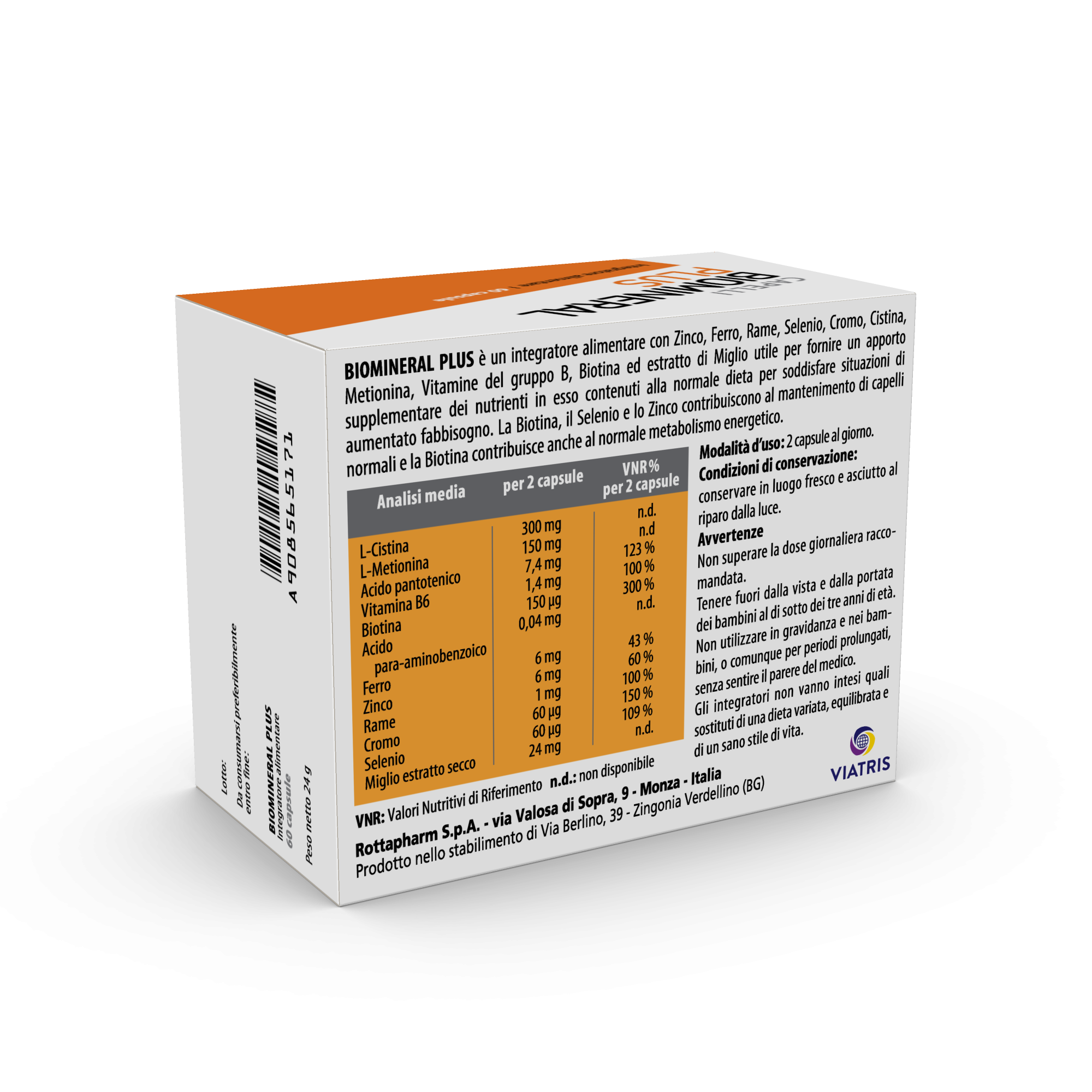 image - 908565171 - Biomineral Plus Integratore Alimentare 60 Capsule - 7885327_4.jpg