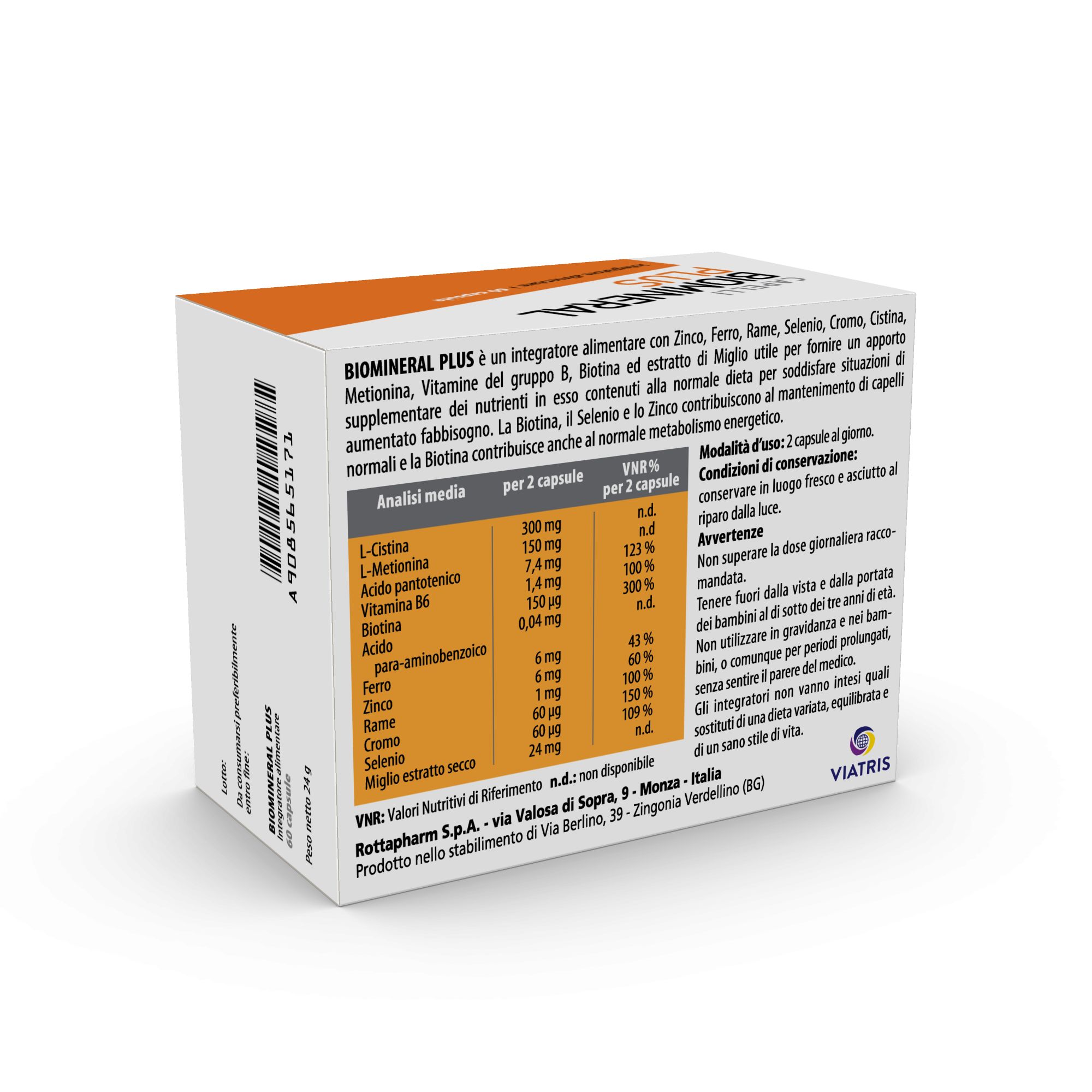 image - 908565171 - Biomineral Plus Integratore Alimentare 60 Capsule - 7885327_4.jpg