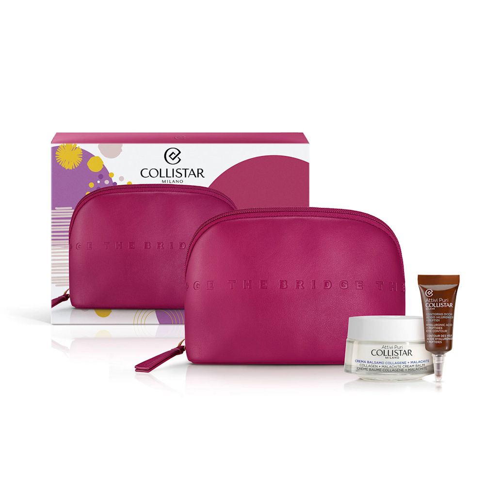 987262565 - COFANETTO ATTIVI PURI CREMA BALSAMO COLLAGENE 50 ML + CONTORNO OCCHI ACIDO IALURONICO+PEPTIDI 5 ML + SAMPLE GOCCE MAGICHE + BEAUTY BAG FUCSIA - 4743534_1.jpg