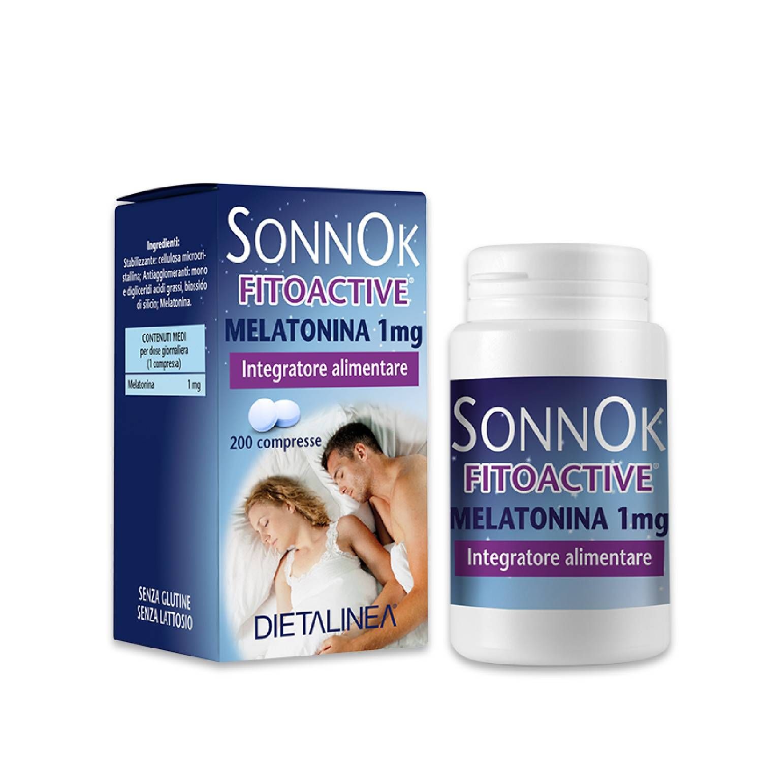 Dietalinea Sonnok Fitoactive Melatonina Integratore Sonno 60 Compresse