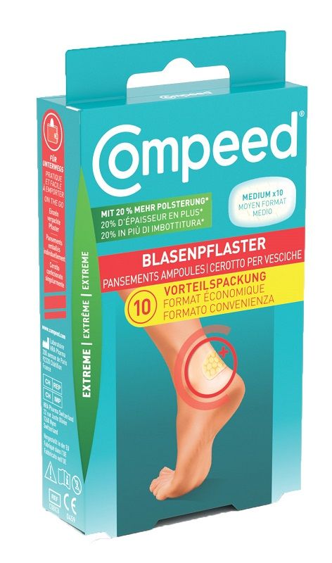 Compeed Cerotti Vesciche Medi Extreme 10 Pezzi