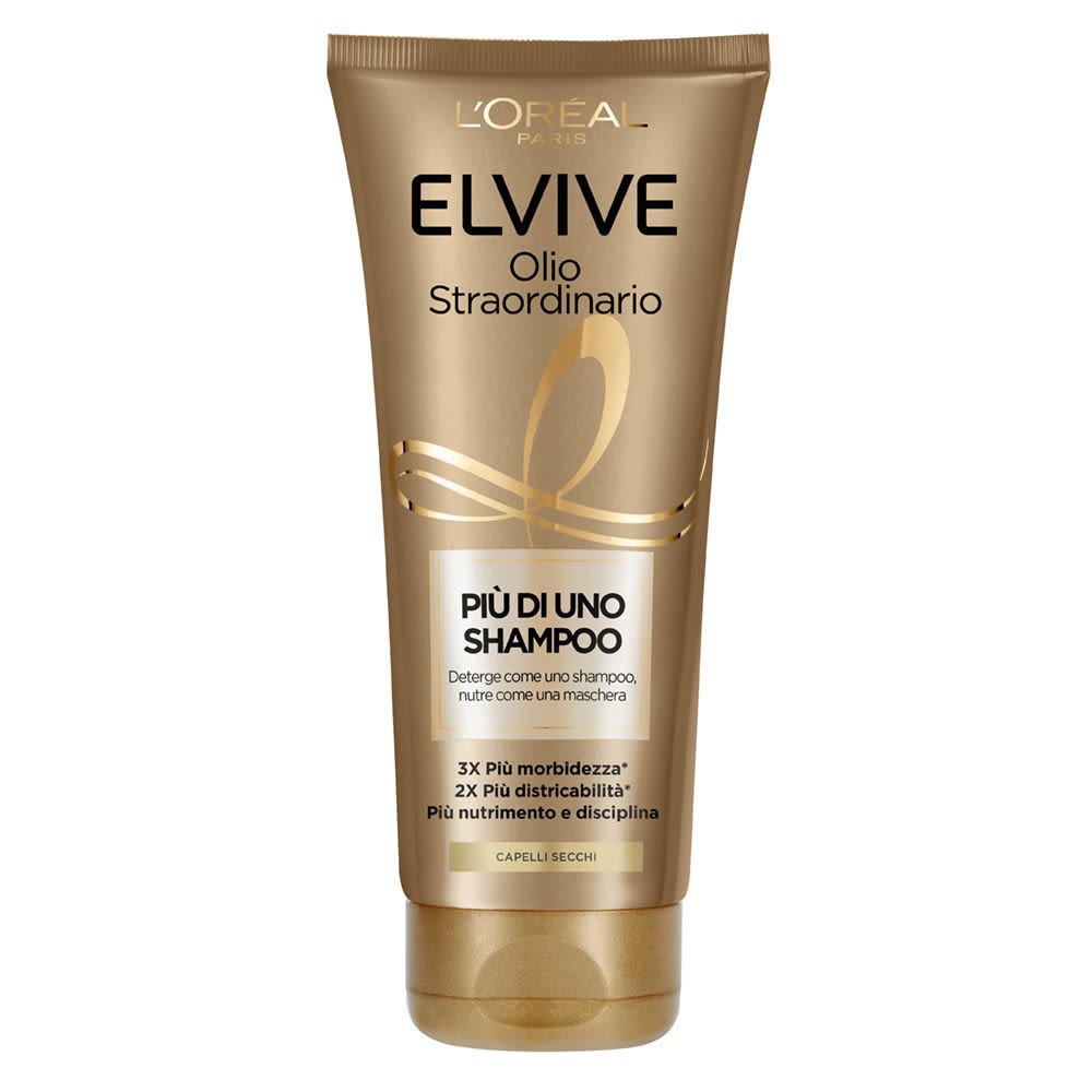 image - 982773018 - Elvive Piu Di Uno Shampoo Olio Straordinario capelli secchi 200ml - 4739012_1.jpg