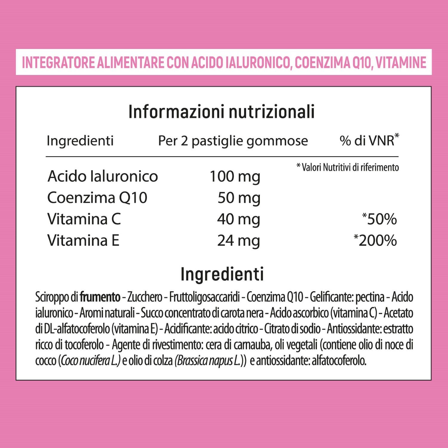 Lashilé Good Skin Integratore Acido Ialuronico Coenzima Q10 Per La Pelle 60  Gummies - Top Farmacia