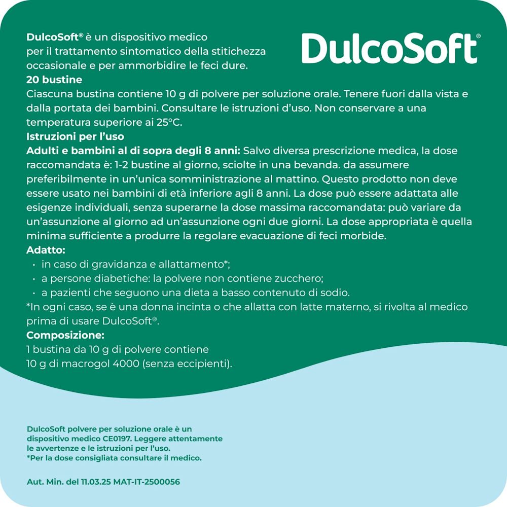 image - 971635735 - DULCOSOFT POLVERE PER SOLUZIONE ORALE 20 BUSTINE - 7867991_8.jpg