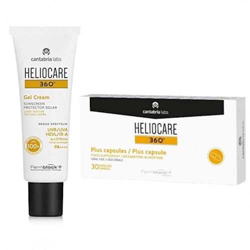 987329303 - HELIOCARE 360 GELCREAM 100+ 50 ML + HELIOCARE 360 PLUS 7 CAPSULE CAMPIONE - 4757623_1.jpg